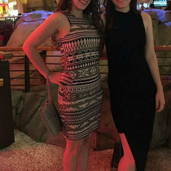 Aztec Print Bodycon Dress - Picture 5 of 5